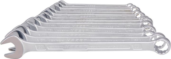 Sada kombinovaných očkových a vidlicových kľúčov DIN3113A 10-22 mm 12-dielna