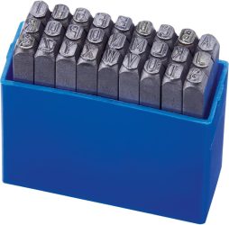 Sada razníc s písmenami výška znakov 10 mm FORMAT