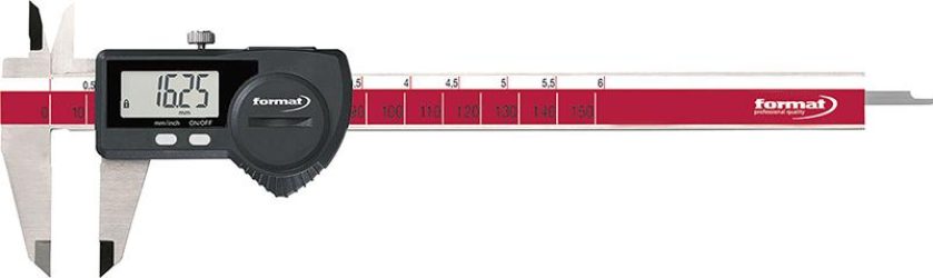 Digitálne posuvné meradlo s DATA Variable + výstupom dát + pravouhlým 150 mm FORMAT