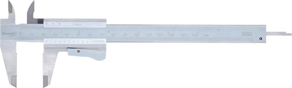 Vreckové posuvné meradloNastavenie momentu z nehrdzavejúcej ocele 150 mm FORMAT