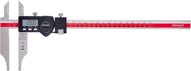 Digitálne posuvné dielenské meradlo s jemným nastavením 1000 m FORMAT