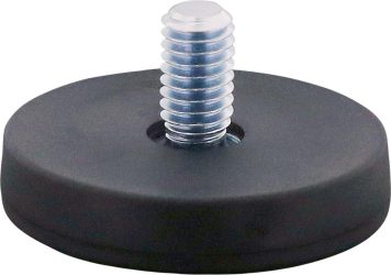 Magnet plochého chapača 88 mm s kolíkom M8/guma FORMAT