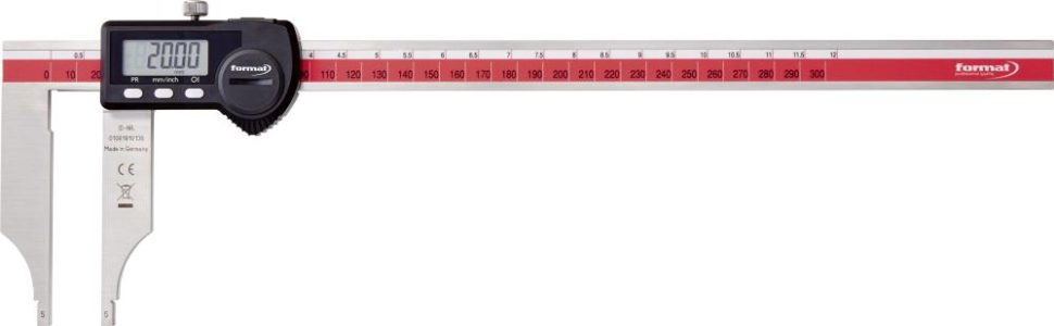 Digitálne posuvné dielenské meradlo bez hrotu 1000 m FORMAT