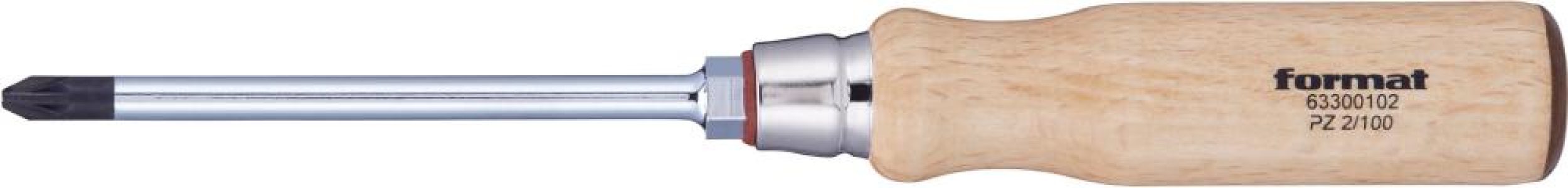 Skrutkovač s drevenou rukoväťou