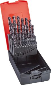 Sada špirálových vrtákov DIN338 HSSE TiALN typ N 1 – 13 mm FORMAT