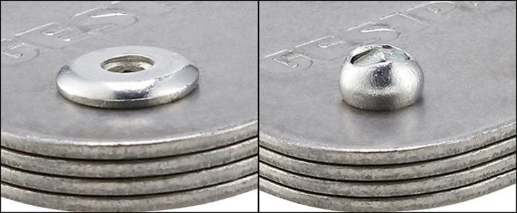 plochá okrúhla hlava 5 x 20 mm GESIPA