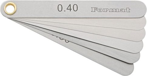 Presná škárová mierka 6 listov 0