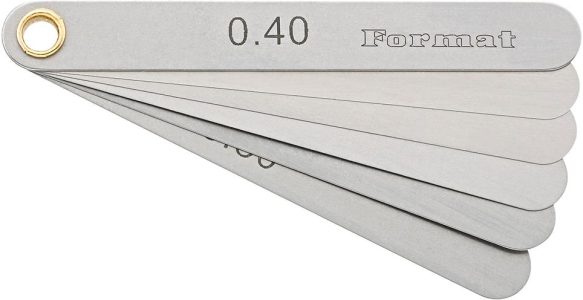 Presná škárová mierka 6 listov 0