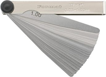 Presná škárová mierka 32 listov 0