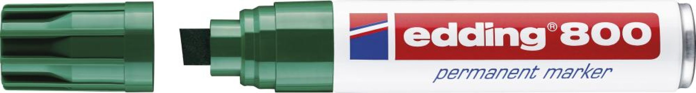 Permanentný značkovač č. 800 zelená farba edding