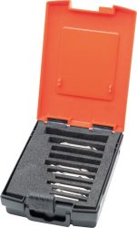 Sada strediacich vrtákov DIN333 HSS tvar A 0