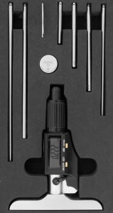 Digitálna sada mikrometrických hĺbkomerov 0 – 150 mm FORMAT