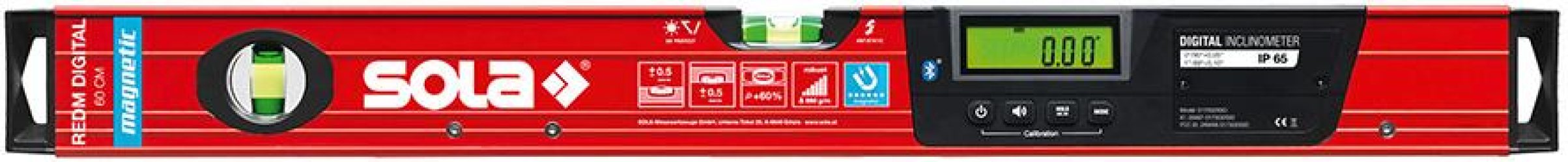 Digitálna vodováha REDM 60 digital s magnetom Sola