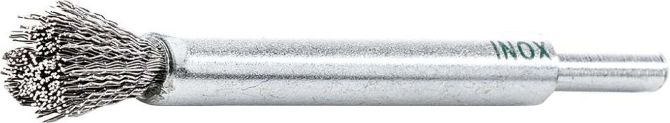 Štetcová kefa z ušľachtilej ocele zvlnená