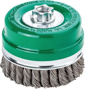 Hrncová kefa ušľachtilá oceľ zapletená 80x0