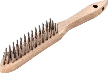 Ručná drôtená kefa V4A hladká 4-radová 0