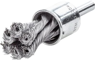 Štetcová kefa z oceľového drôtu splietaná