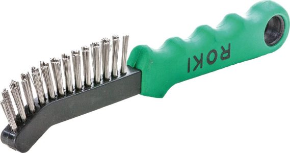 Drôtená kefa ROKI V4A hladká 0