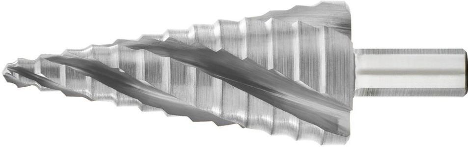 Vrták stupňovitý HSS 4-násobná špirálová drážka 6 – 30 mm EXACT