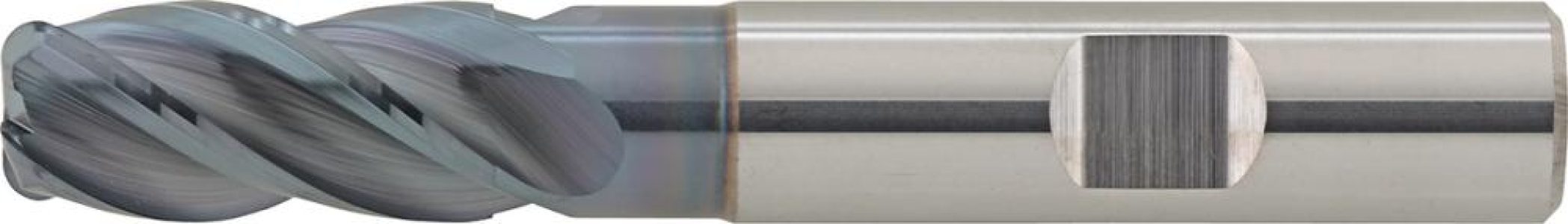 Vysokovýkonná fréza MTK TiALN stopka HB Z4 20/R4 mm FORMAT GT