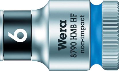 Adaptér nástrčných kľúčov 6-hranný 3/8" 6 mm s pridržiavacou funkciou Wera