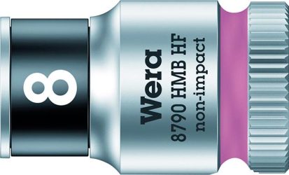 Adaptér nástrčných kľúčov 6-hranný 3/8" 8 mm s pridržiavacou funkciou Wera