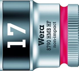 Adaptér nástrčných kľúčov 6-hranný 3/8" 17 mm s pridržiavacou funkciou Wera