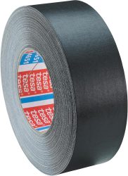 Textilná lepiaca páska 4651-04 s plastovým povrchom 50 mm x 50 m čierna farba tesa