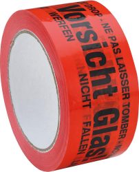 PVC lepiaca páska 50 mm x 66 m „Pozor