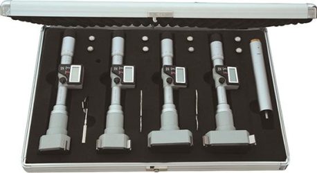 Sada trojbodových digitálnych vnútorných mikrometrov 50 – 100 mm FORMAT