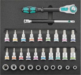 Modul na náradie 1/3 pre nástrčné kľúče 1/2" Zyklop s pridržiavacou funkciou Wera