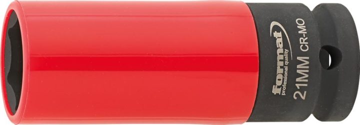 Silový adaptér pre nástrčné kľúče s plastovým puzdrom 1/2" 21 x 85 mm FORMAT