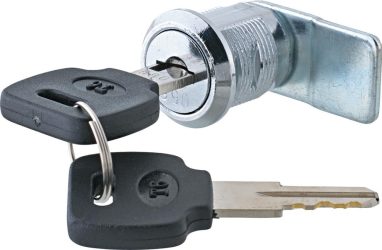 Náhradný zámok sada 2 zámky + 4 kľúče pre dielenský stôl na kolieskach rovnaké zamykanie č. 001