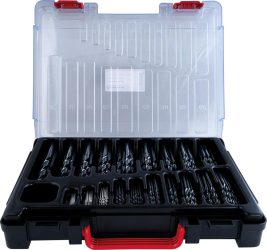 Sada špirálových vrtákov DIN338 HSS brúsený typ N 170-dielna 1 – 10