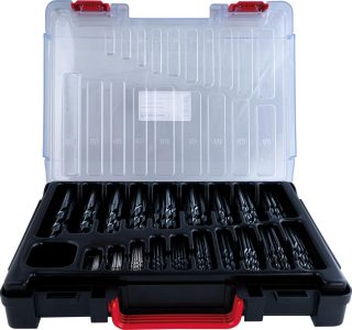 Sada špirálových vrtákov DIN338 HSS brúsený typ N 170-dielna 1 – 10