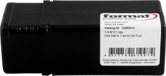 Dopĺňacia sada špirálových vrtákov DIN338 HSS RN 1