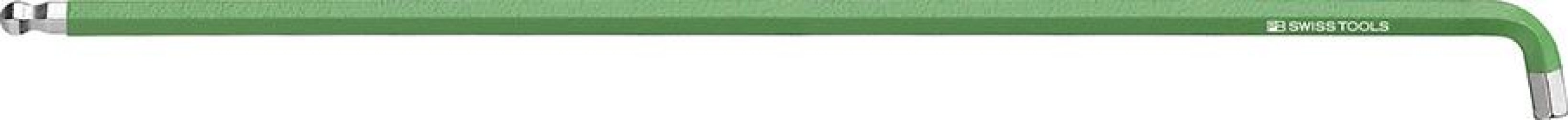 Krátky inbusový kľúč zahnutý 100° Rainbow s guľovou hlavou 2