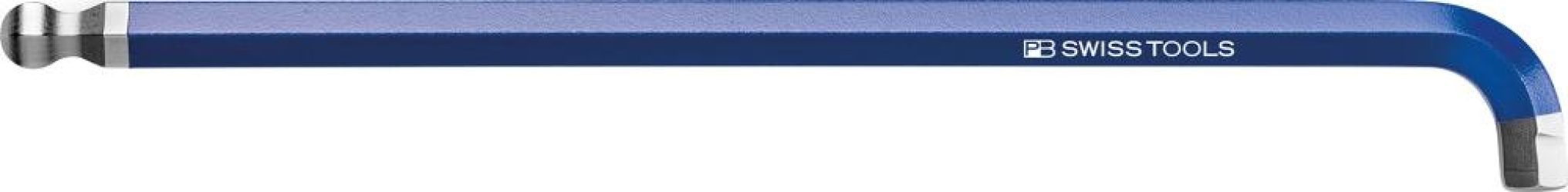 Krátky inbusový kľúč zahnutý 90+100° Rainbow s guľovou hlavou 10 mm PB Swiss Tools