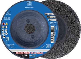 Brúsny kotúč SG CC-GRIND-ROBUST STEELOX 125 mm Pferd