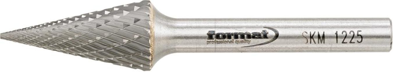 Technická fréza TK tvar kužeľa s hrotom 1225 C 6 mm 12 x 25 mm FORMAT