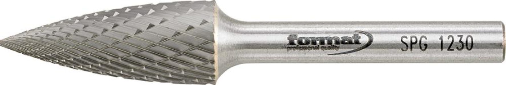 Technická fréza TK tvar oblúka s hrotom 1230 C 6 mm 12 x 30 mm FORMAT