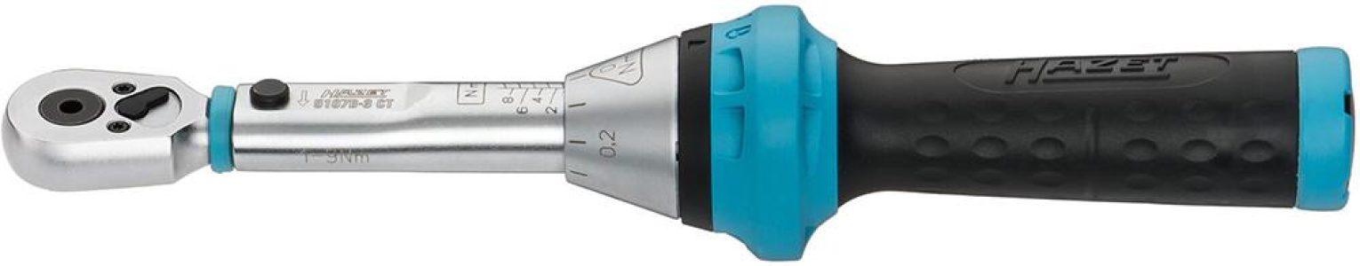 Momentový kľúč 5107 B-3CT 1 – 9 Nm 1/4" upínač bitov Hazet