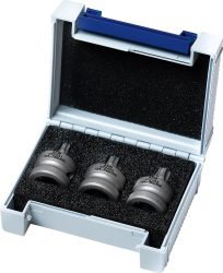 Sada silových skrutkovačov 1/2" 3-dielna T30-T50 Shorty ASW