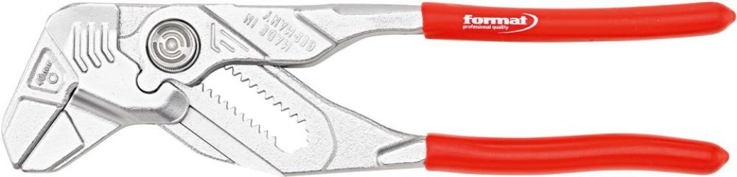 Kliešťové kľúče 180 mm pochrómované s plastovým puzdrom FORMAT