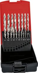Sada špirálových vrtákov Step-Tip DIN338 1-10/0