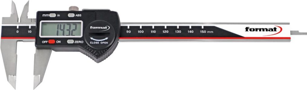 Posuvné meradlo digitálneIP54 s dátovým výstupom 150 mm ET FORMAT