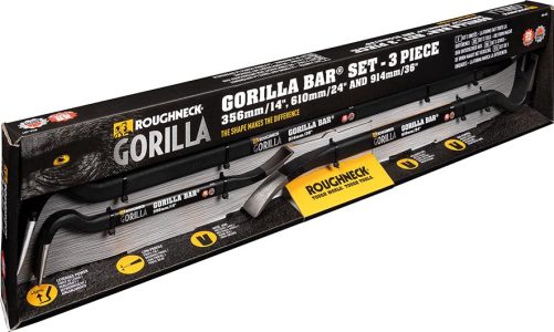 Súprava vyťahovacích klincov 3-dielna 350+600+900 mm Gorilla Bar