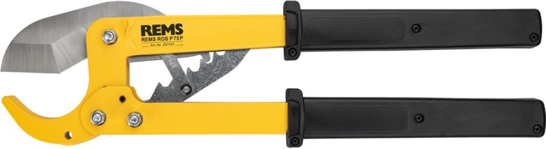 Nožnice na plastové rúrkyROS 75 P REMS REMS