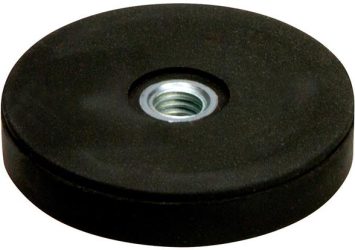 Magnet plochého podávača 88mm s vnútorným závitom M8/guma FORMAT