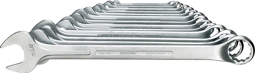 Súprava kombinovaných očkových a vidlicových kľúčov DIN3113B 13-dielna5/16 - 1.1/4" Gedore